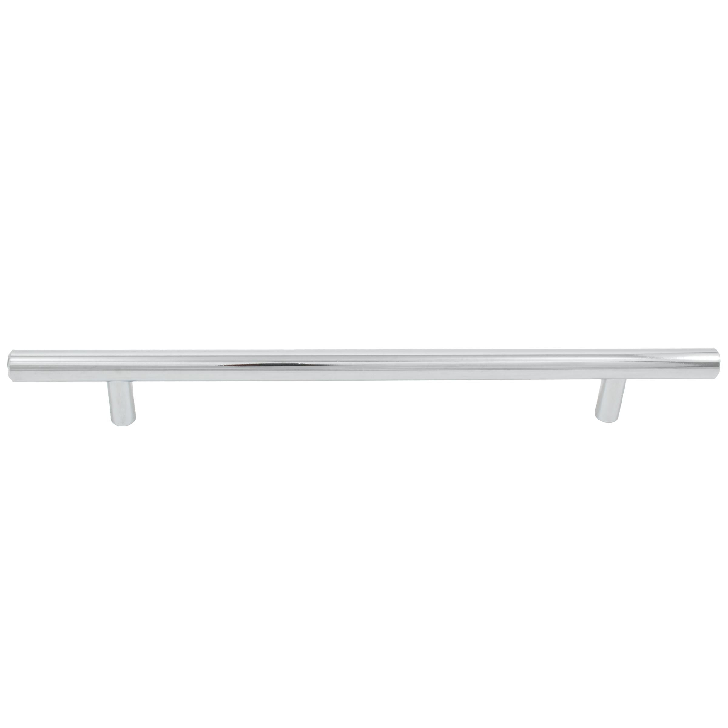 Stone Harbor Hardware Bar Cabinet Pull, 192 Millimeters, 272mm Overall Length, Polished Chrome