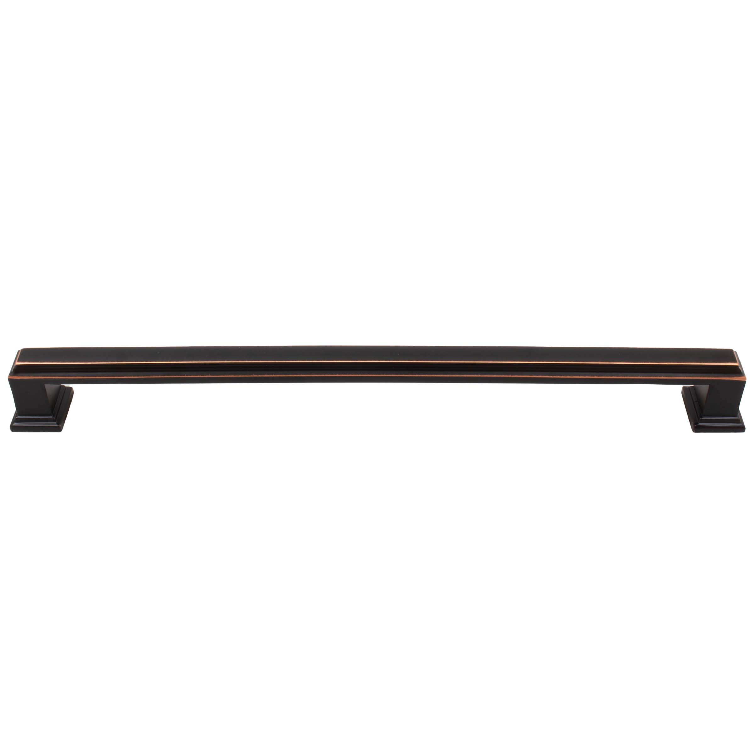 Stone Harbor Hardware Metropolis Cabinet Pull, 224 Millimeters, Vintage Bronze