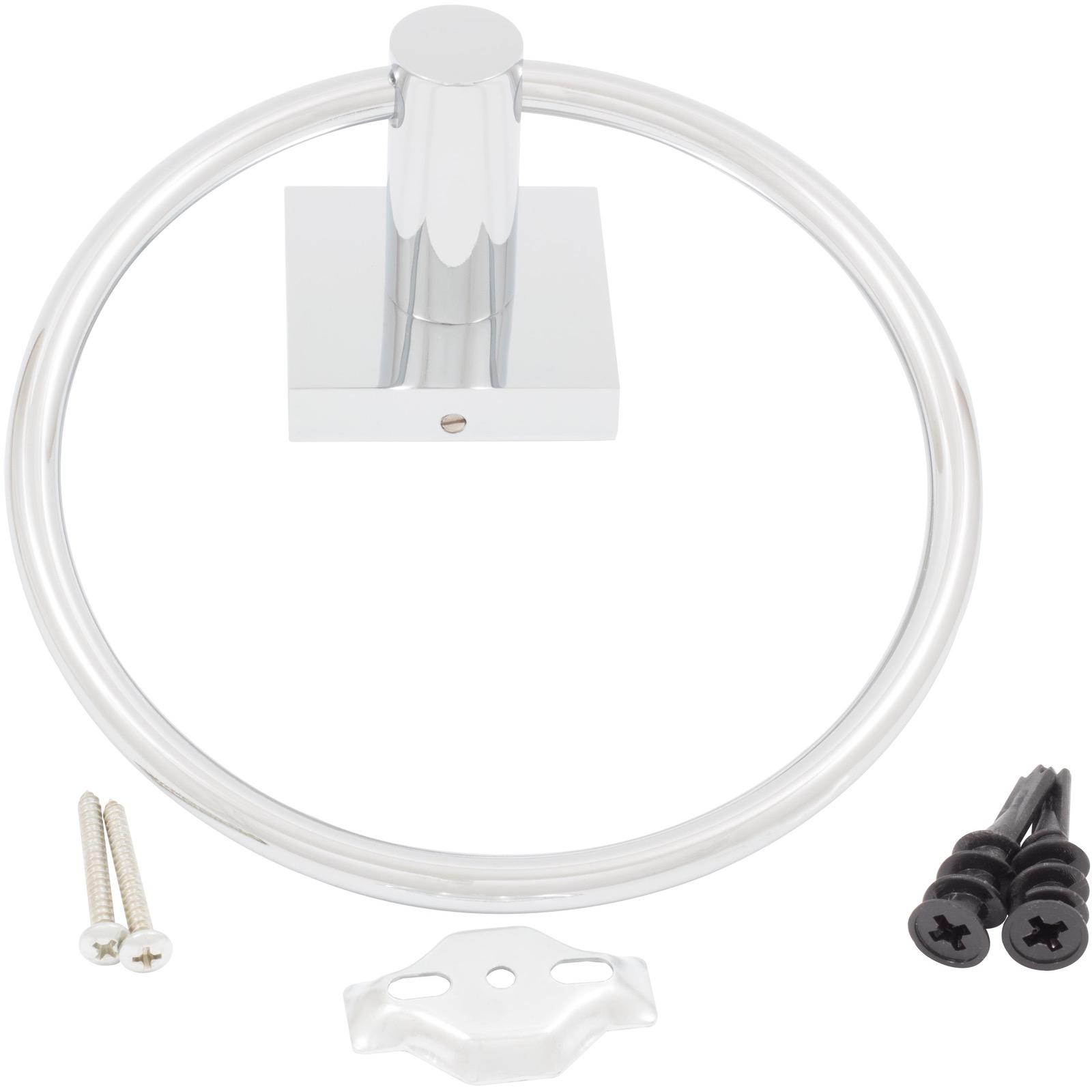 Stone Harbor Hardware Vienna Towel Ring, Polished Chrome