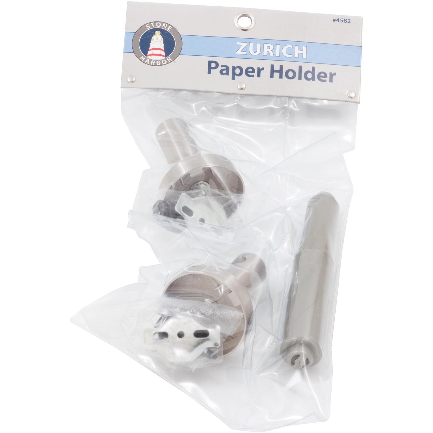 Stone Harbor Hardware Zurich Paper Holder, Satin Nickel