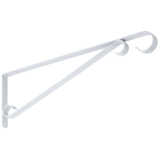 V2656 15" Plant Brackets / Sign Holders - White