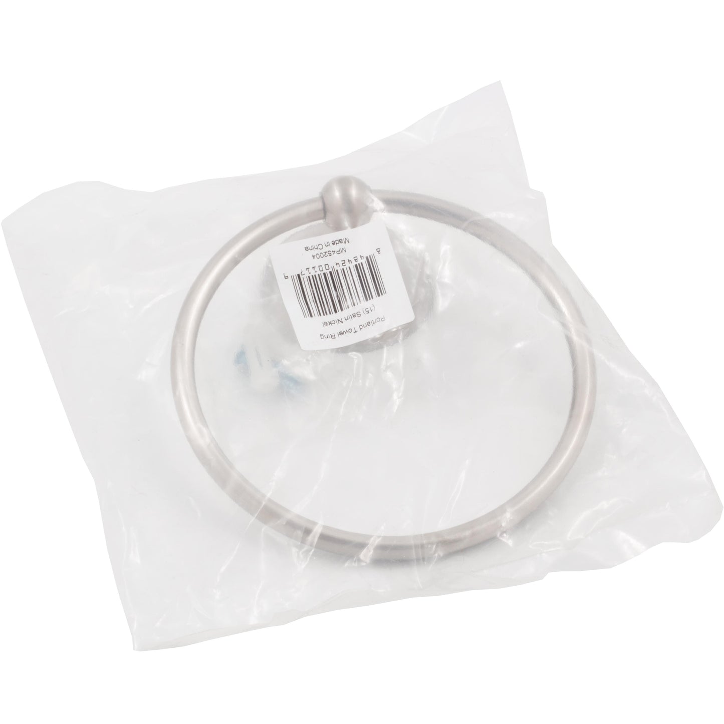 Stone Harbor Hardware Portland Towel Ring, Satin Nickel