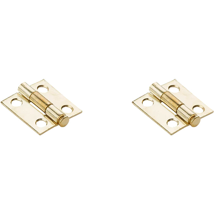 V508 1" Removable Pin Hinge 2/pk - Polished Brass