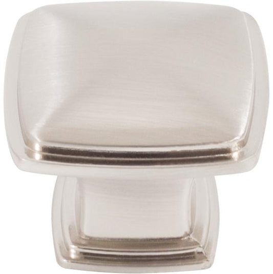 Stone Harbor Hardware Sherwood Cabinet Knob, 1-1/4 Inches, Satin Nickel