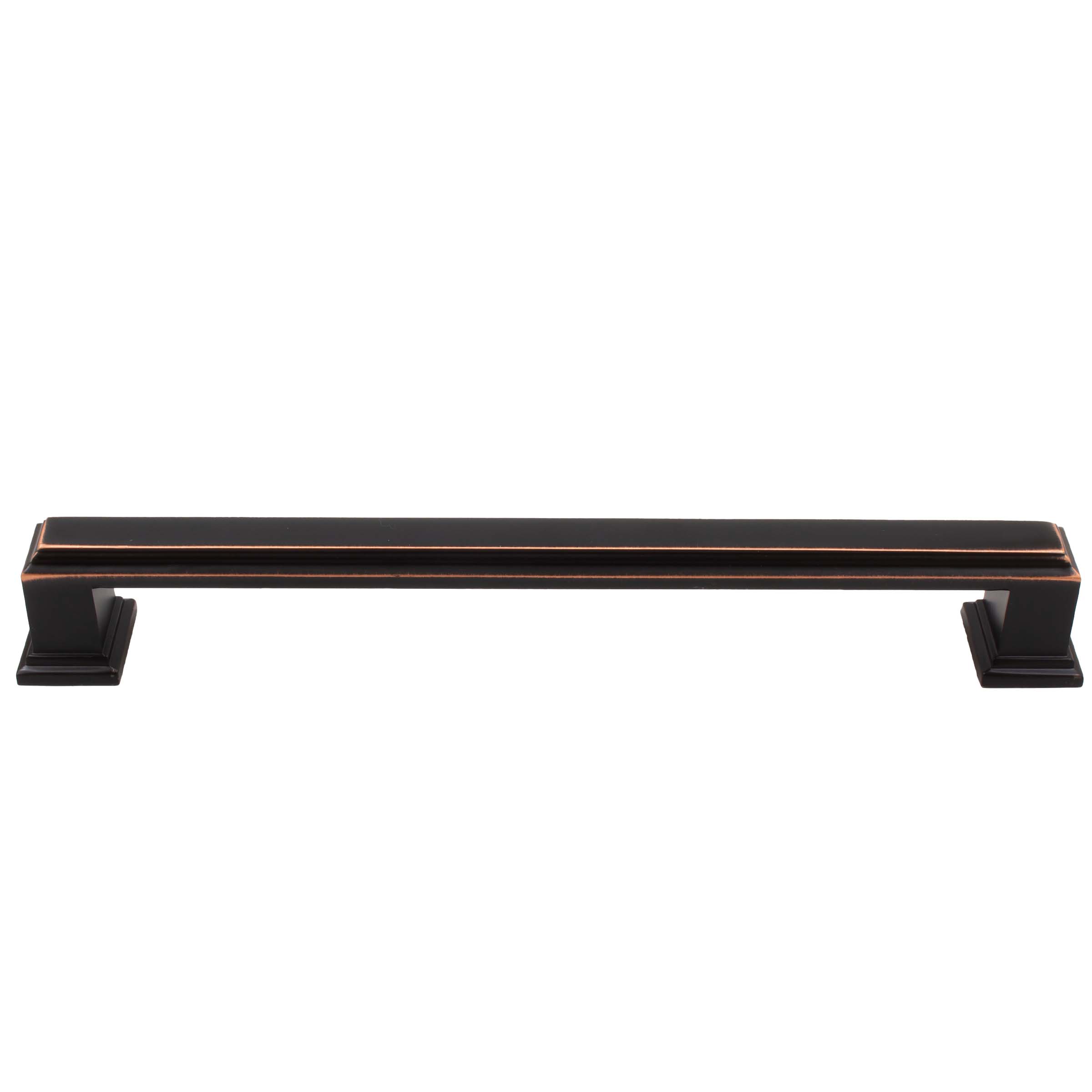 Stone Harbor Hardware Metropolis Cabinet Pull, 160 Millimeters, Vintage Bronze