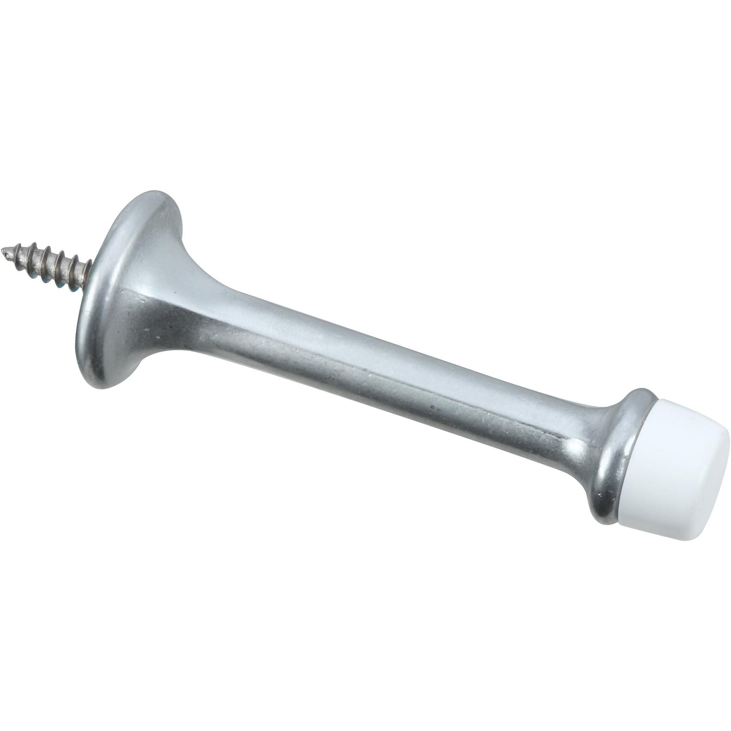 National Hardware - V236 3” Rigid Door Stop 2/pk - Satin Chrome