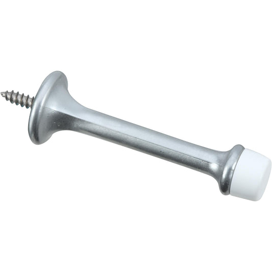 National Hardware - V236 3” Rigid Door Stop 2/pk - Satin Chrome