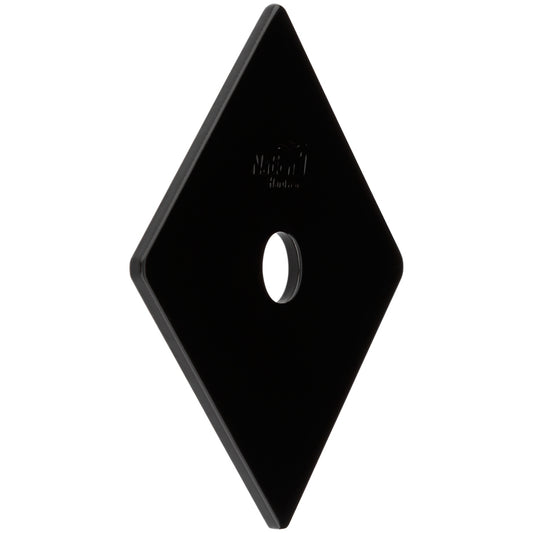 1222BC 3" Indio Decorative Washer - Black