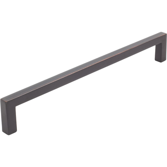 Stone Harbor Hardware Contemporary Square Cabinet Pull, 224 Millimeters, Zinc Base Material, Vintage Bronze