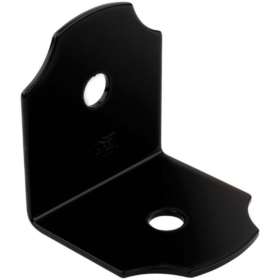 1218BC 3" x 3-1/4" x 3" Hartley Heavy Angle - Black