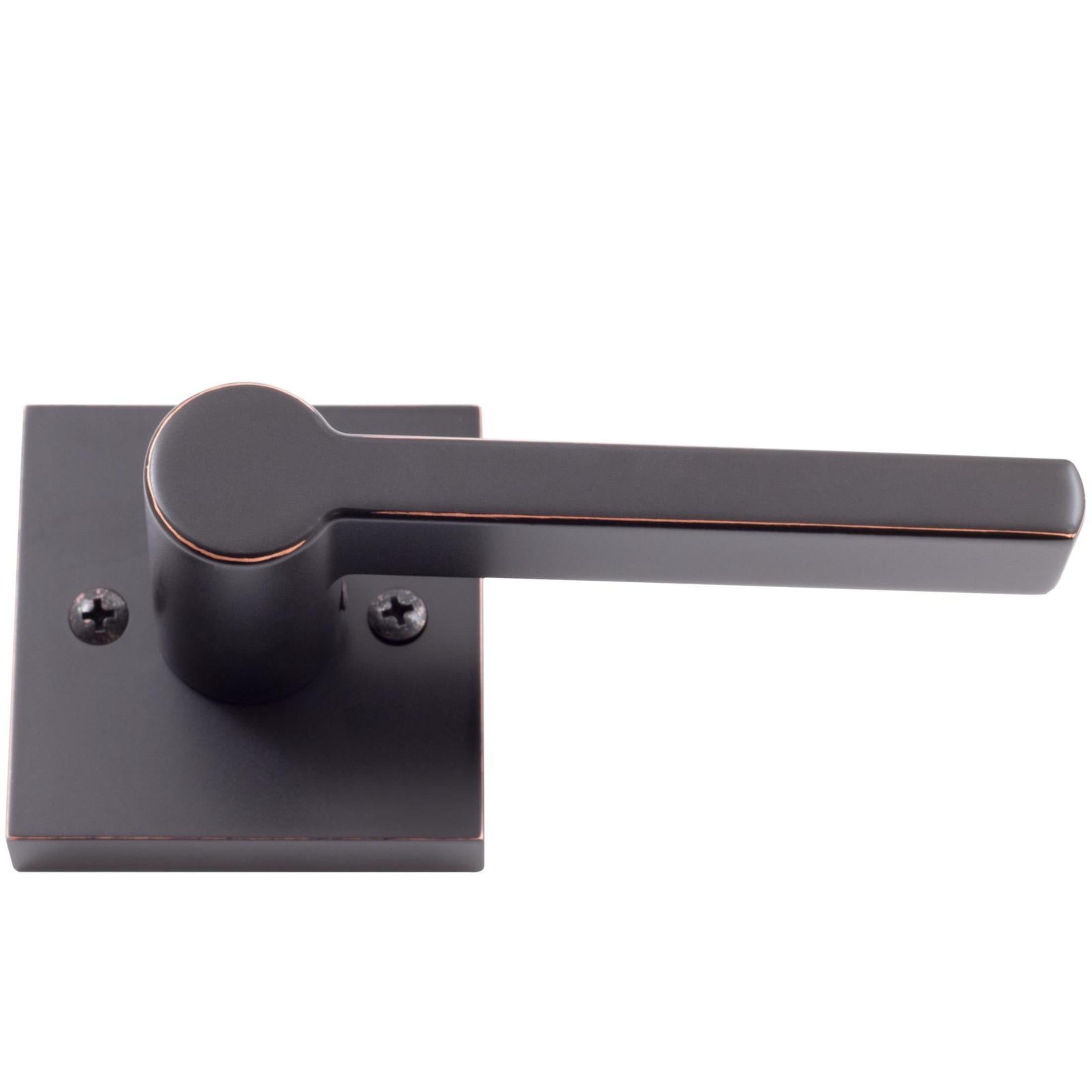 Vienna Door Lever with Square Rosette, Dummy (Non-Turning) Function