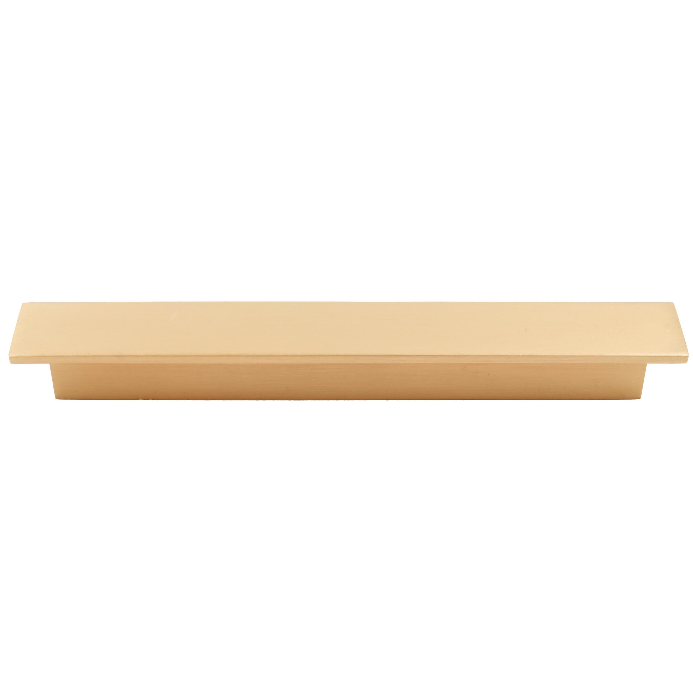 Stone Harbor Hardware Mesa Cabinet Pull, 128 Millimeters, Satin Brass