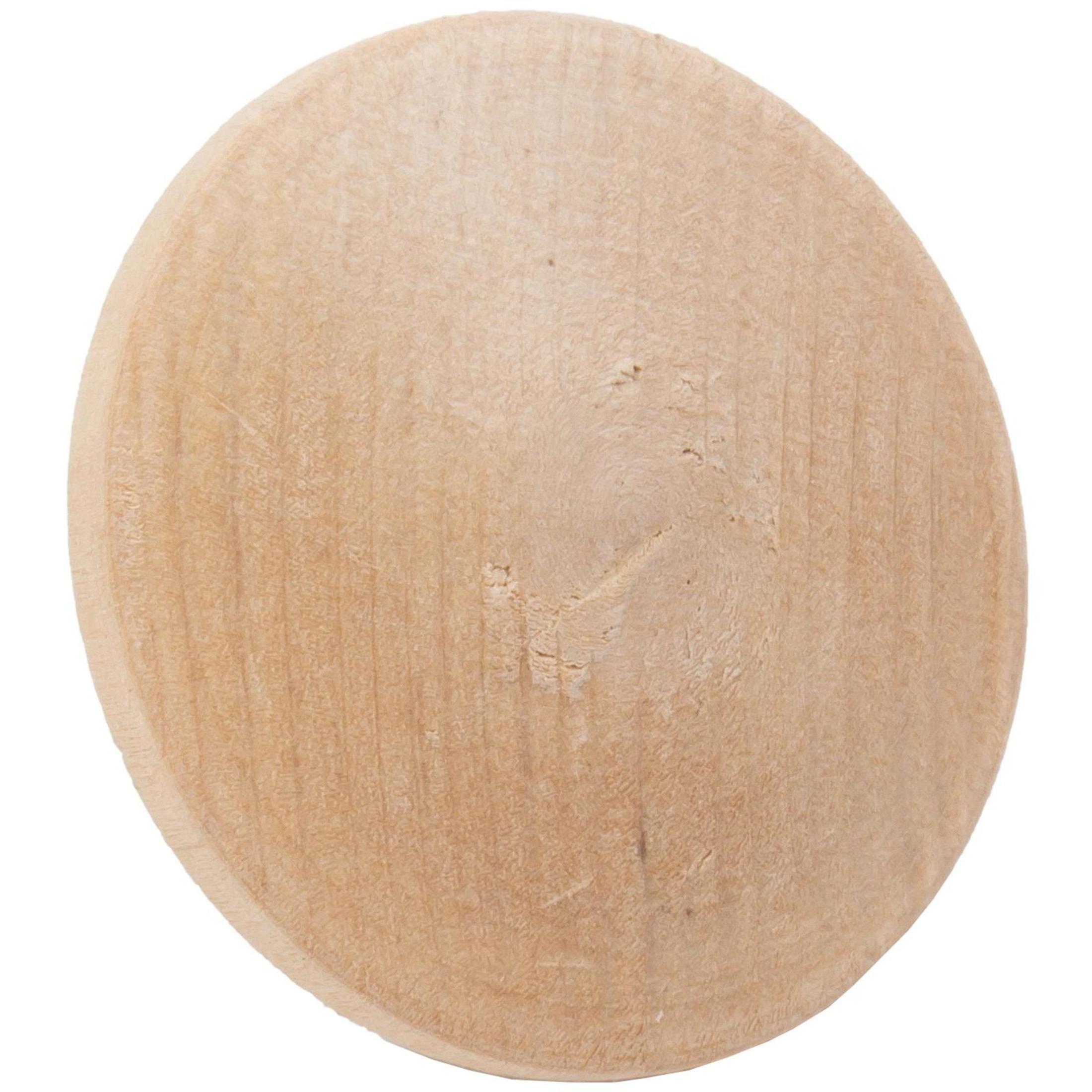 Wood Cabinet Knob, Birch Wood