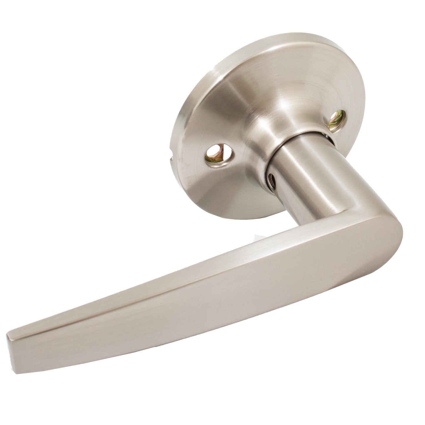 Stone Harbor Hardware Tucson Door Lever, Dummy (Non-Turning) Latch, Satin Nickel