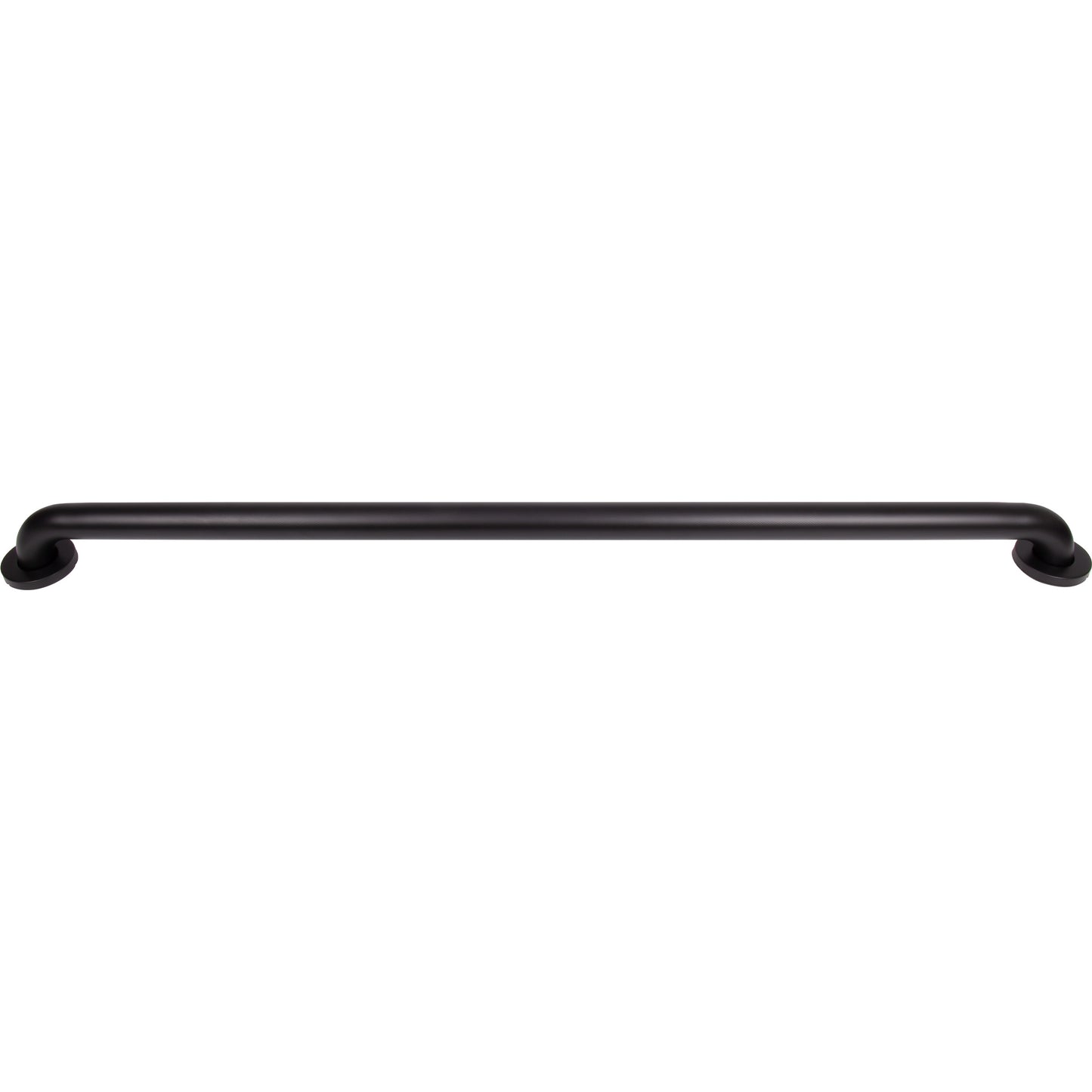 Stone Harbor Hardware Knurled Grab Bar, 42 Inches, 1-1/2" Diameter, 1-1/2" Wall Clearance, Concealed Screws, Matte Black