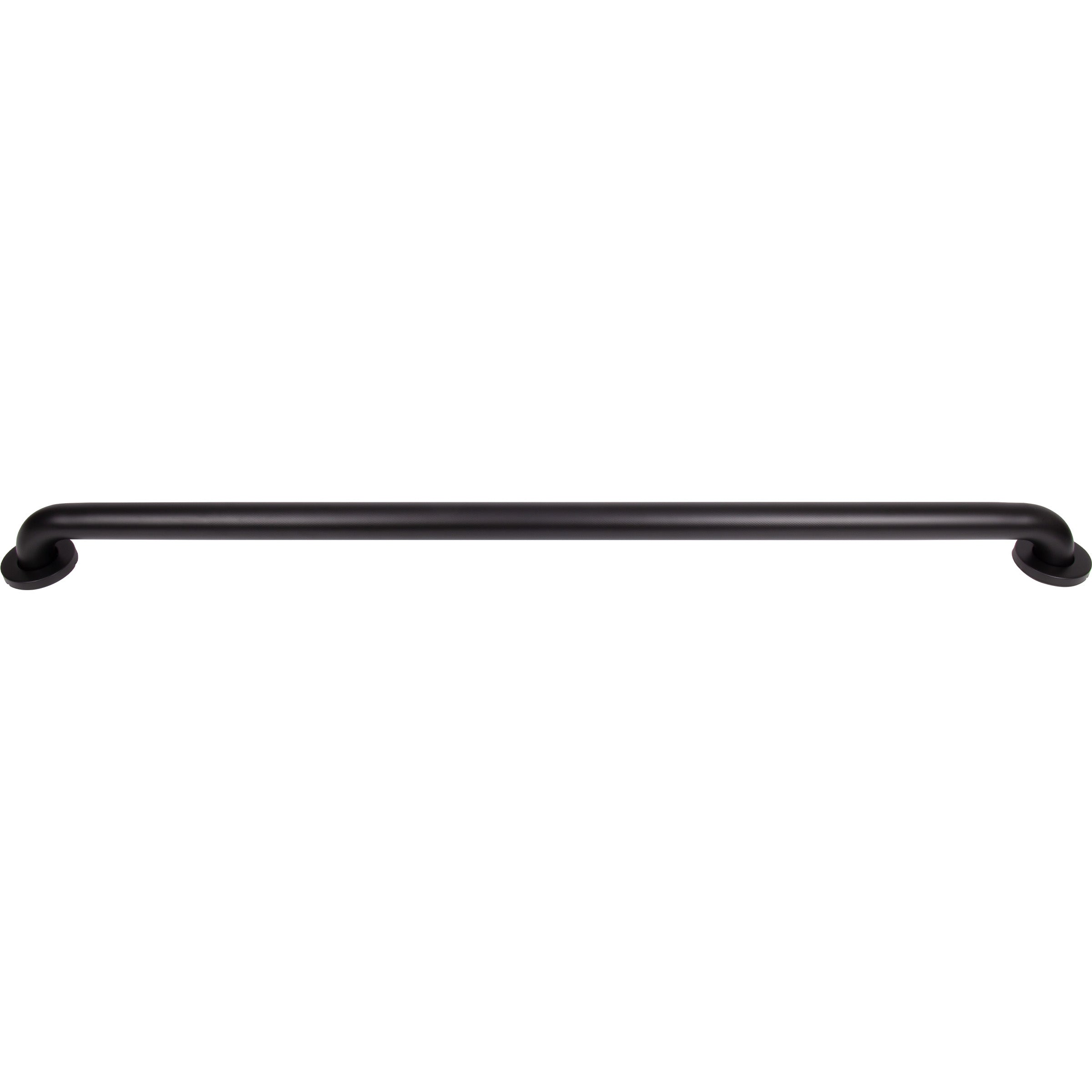 Stone Harbor Hardware Knurled Grab Bar, 42 Inches, 1-1/2" Diameter, 1-1/2" Wall Clearance, Concealed Screws, Matte Black