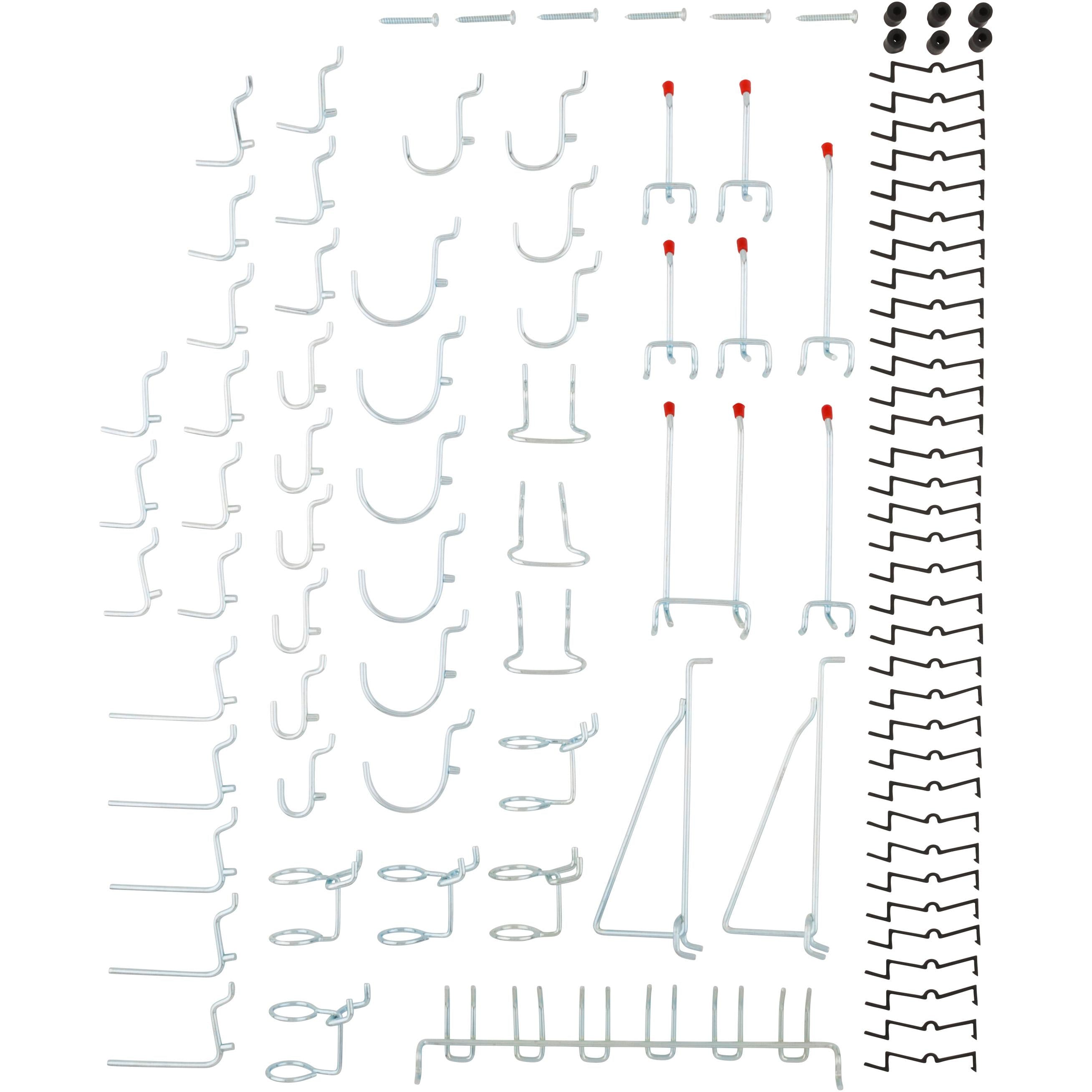 CD8377 Peg Hook Assortment - Zinc Plated