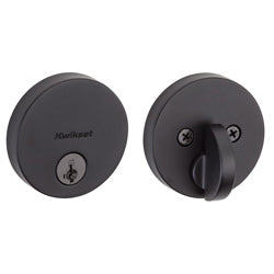 Uptown Single Cylinder Round Deadbolt - 258 Series with Smartkey - Boxpack