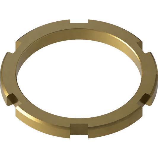 COL5-10 1/8" Threaded Ring Collar Solid Brass 10/pk