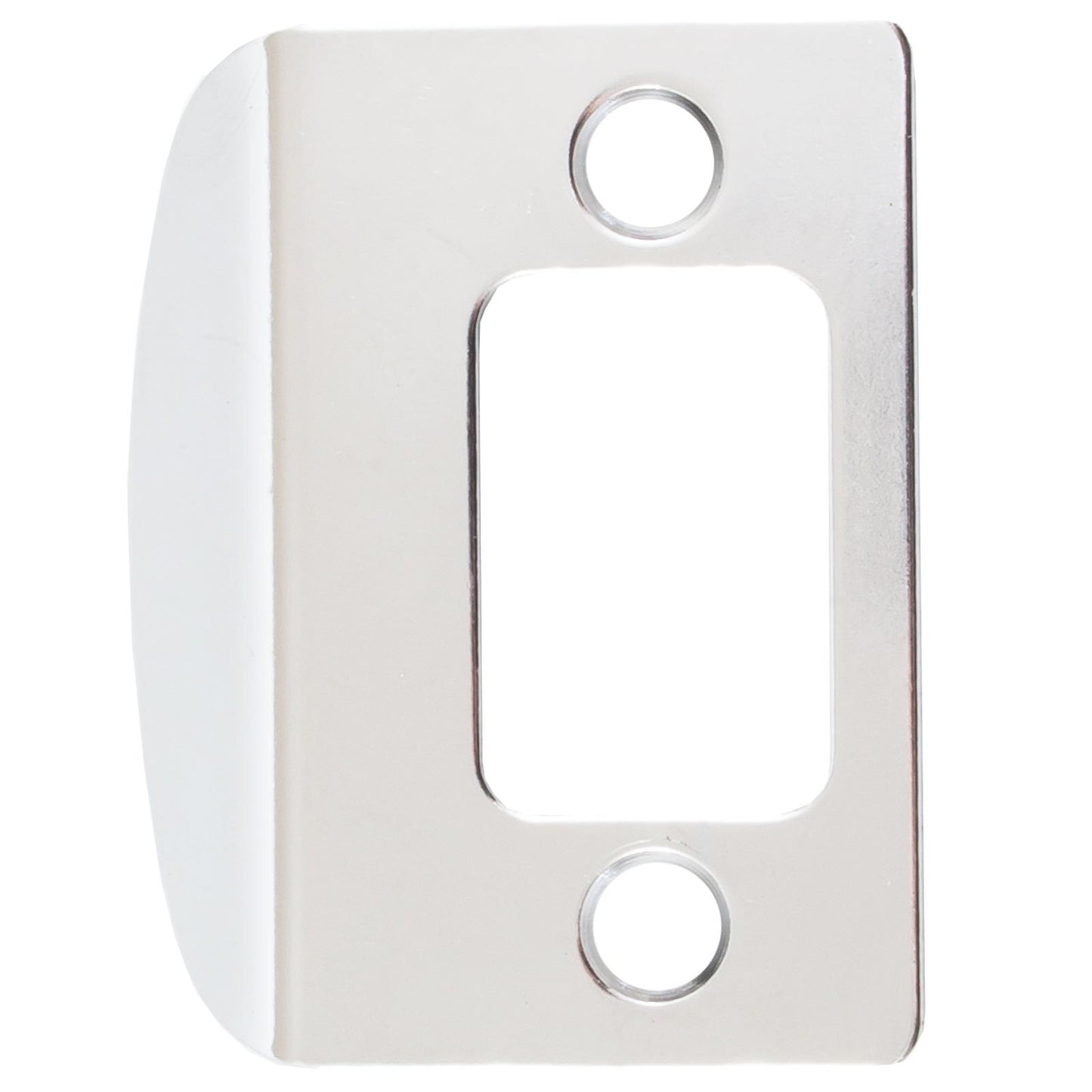 84638-002 2-1/4" SC Full Lip Deadbolt Strike - Polished Chrome