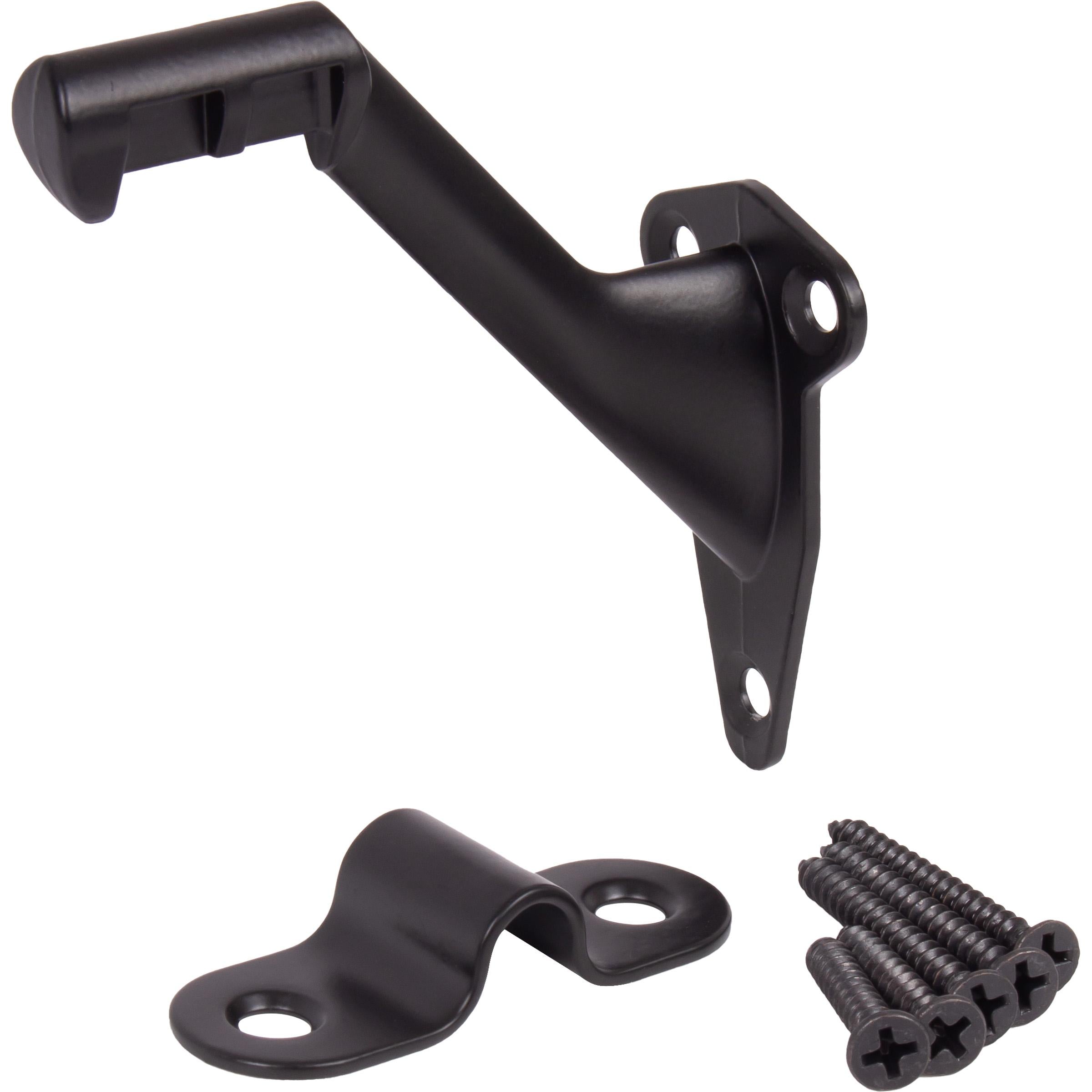 Stone Harbor Hardware Handrail Bracket, Matte Black