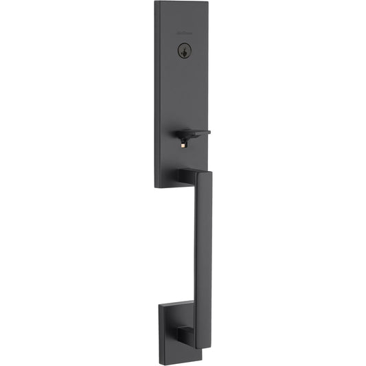 Vancouver Handleset - 818 Series with Smartkey and Six Way Adjustable Latch - Exterior Only