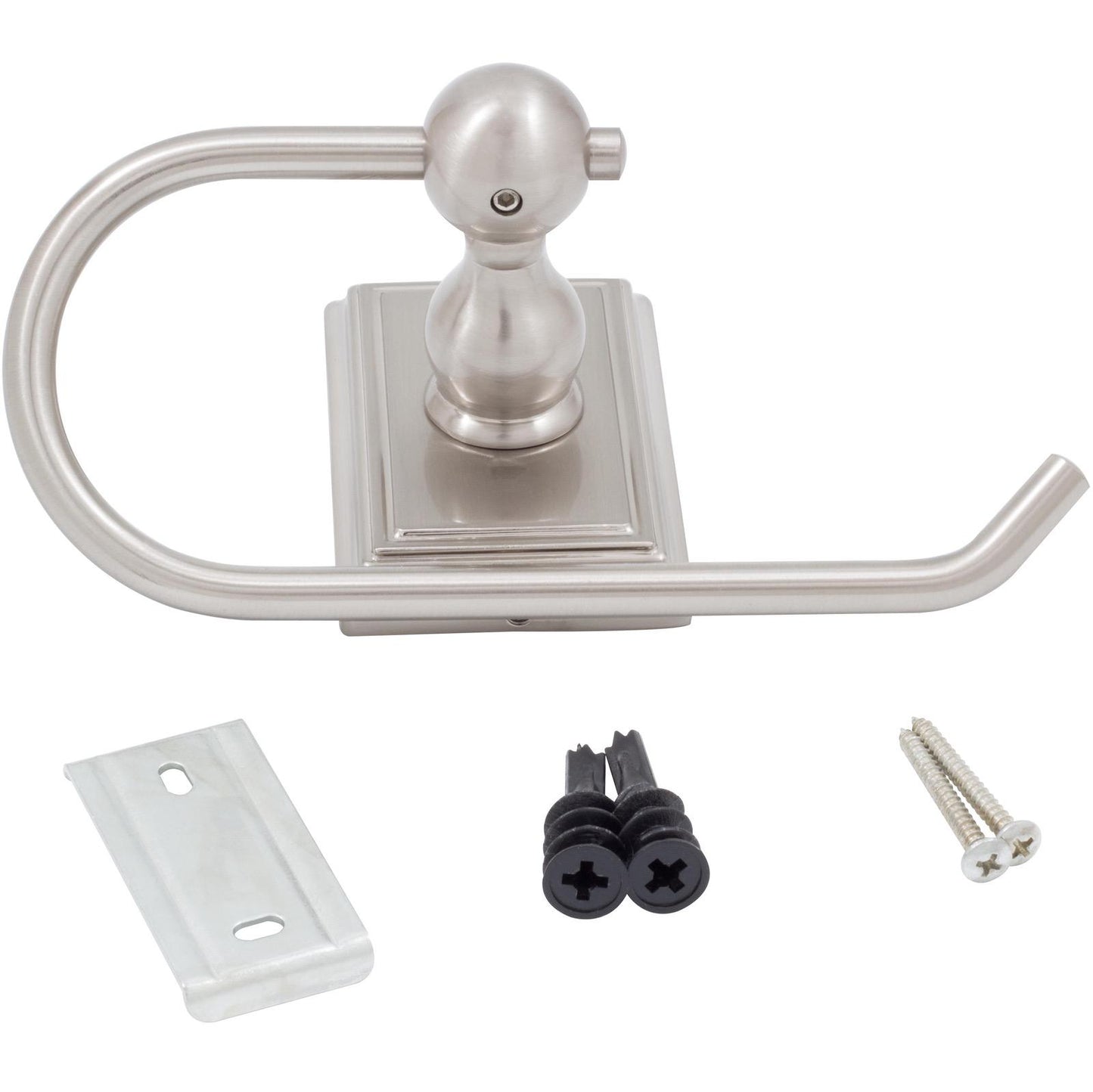 Stone Harbor Hardware Westwood European Paper Holder, Satin Nickel