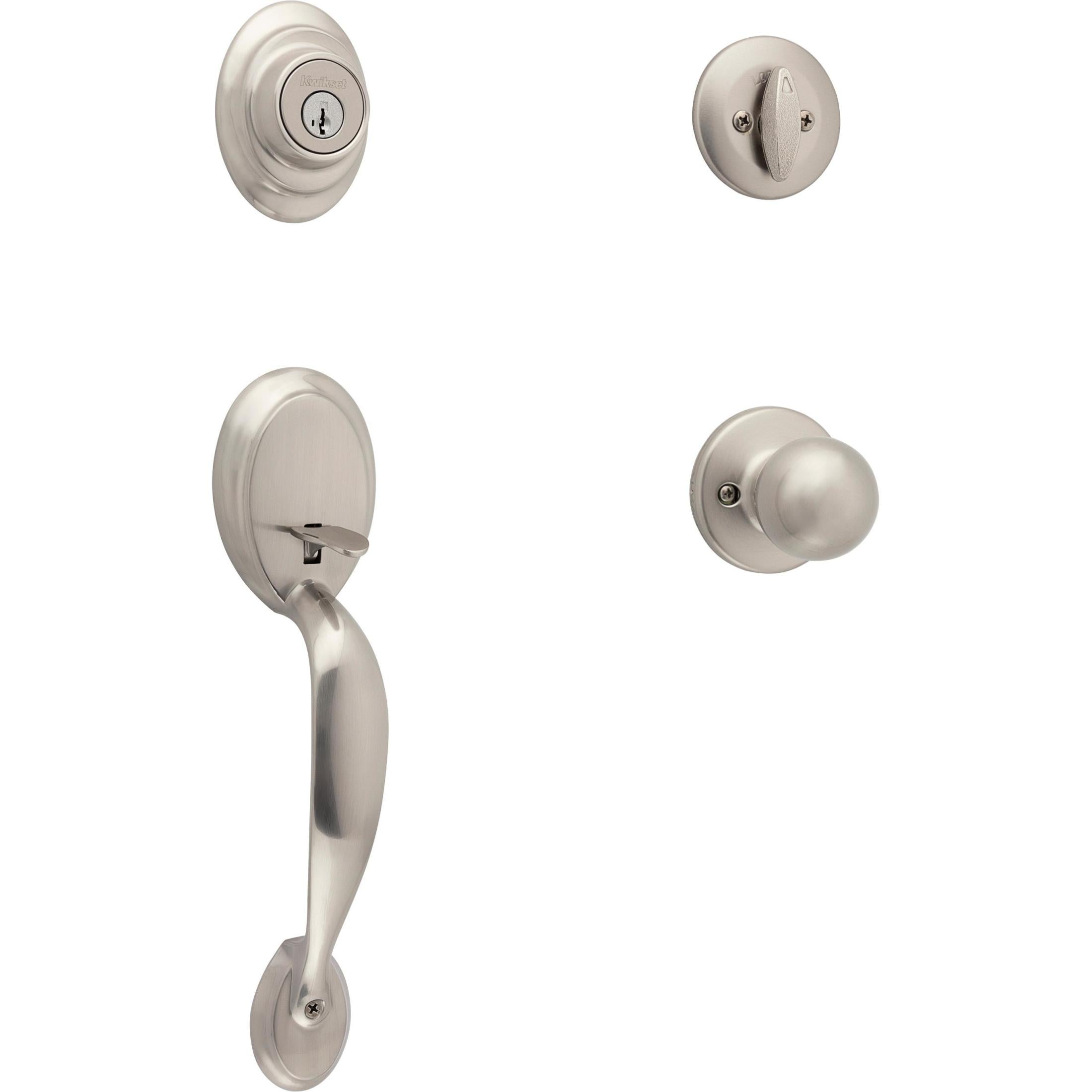 687DAXP 15 SMT RBP Dakota Handleset with Polo - Satin Nickel