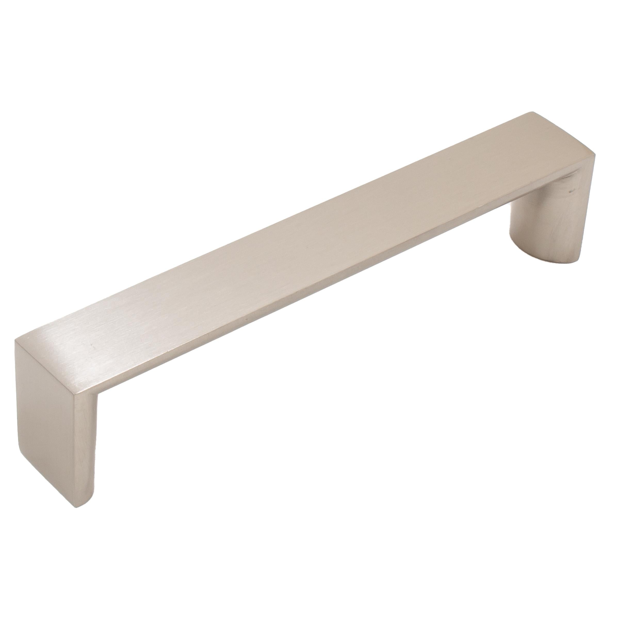 Stone Harbor Hardware Plateau Cabinet Pull, 128 Millimeters, Satin Nickel