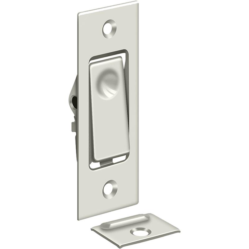 Deltana PDB42U14 Flush Pulls, 3 1/16" Height, Bright Nickel