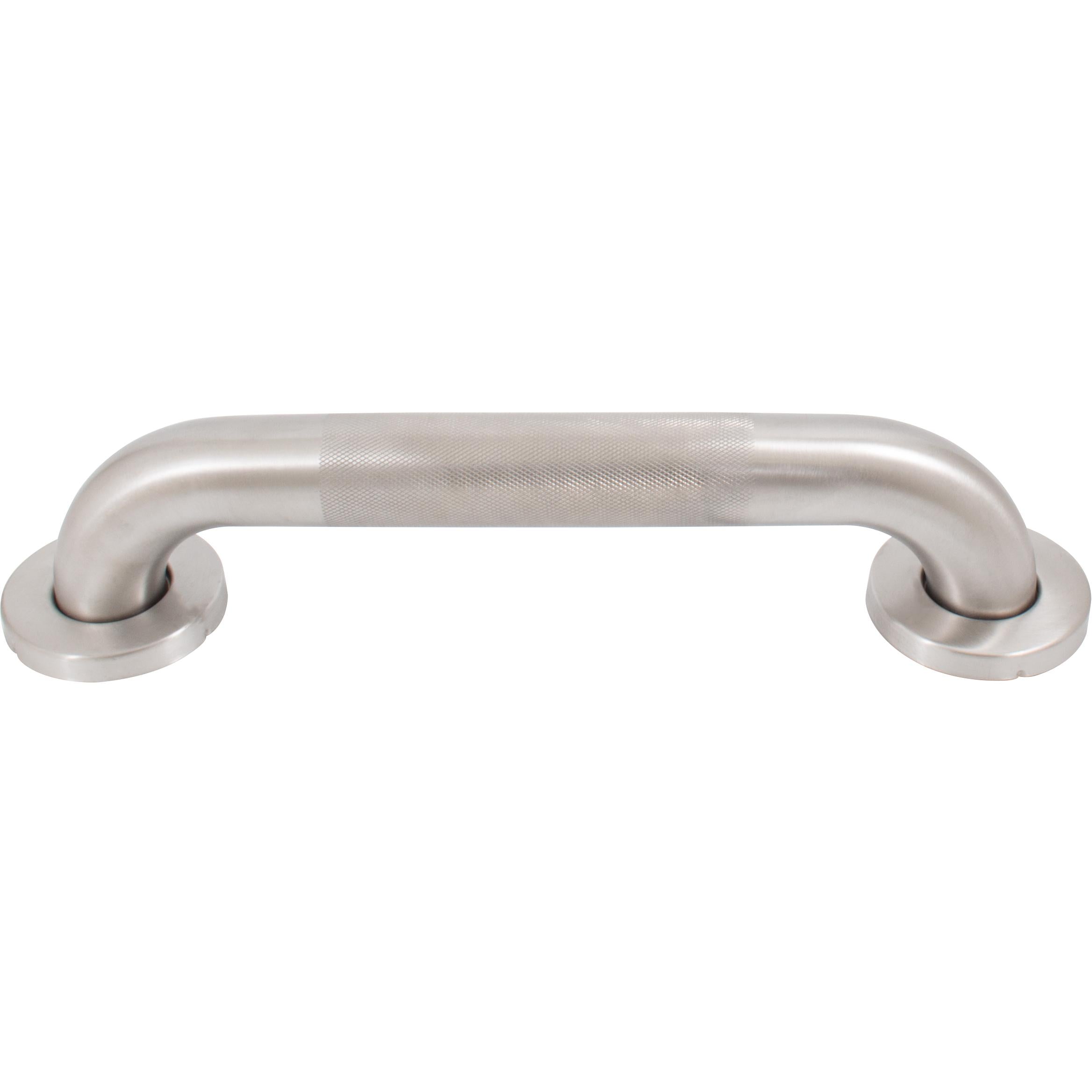 Stone Harbor Hardware Knurled Grab Bar, 18 Inches, 1-1/2" Diameter, 1-1/2" Wall Clearance, Concealed Screws, Satin Stainless Steel