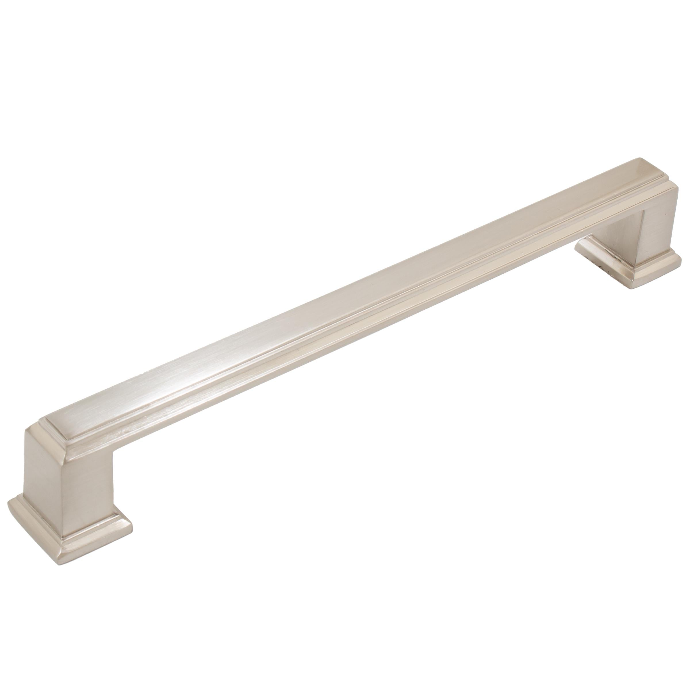 Stone Harbor Hardware Metropolis Cabinet Pull, 160 Millimeters, Satin Nickel