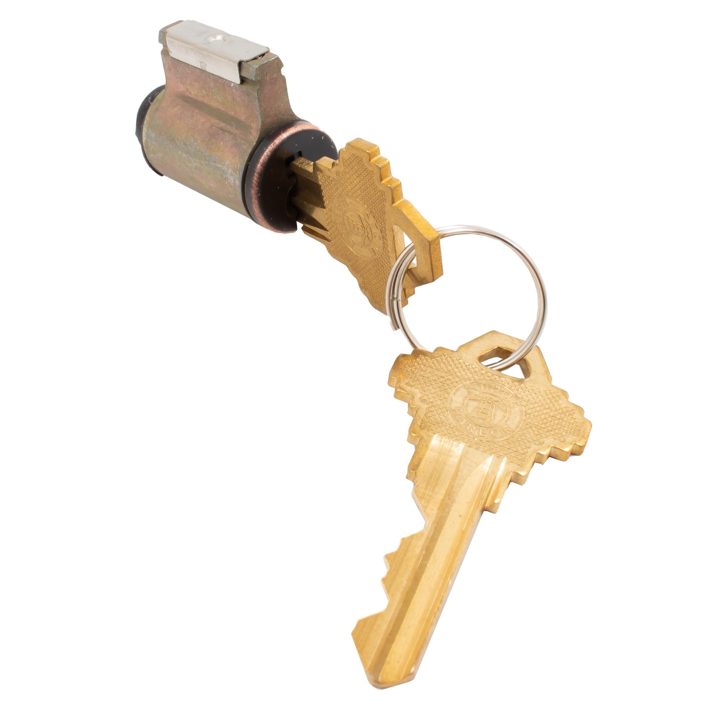 Stone Harbor Hardware Cylinder Assembly for Traditional Levers, SC Keyway, Vintage Bronze