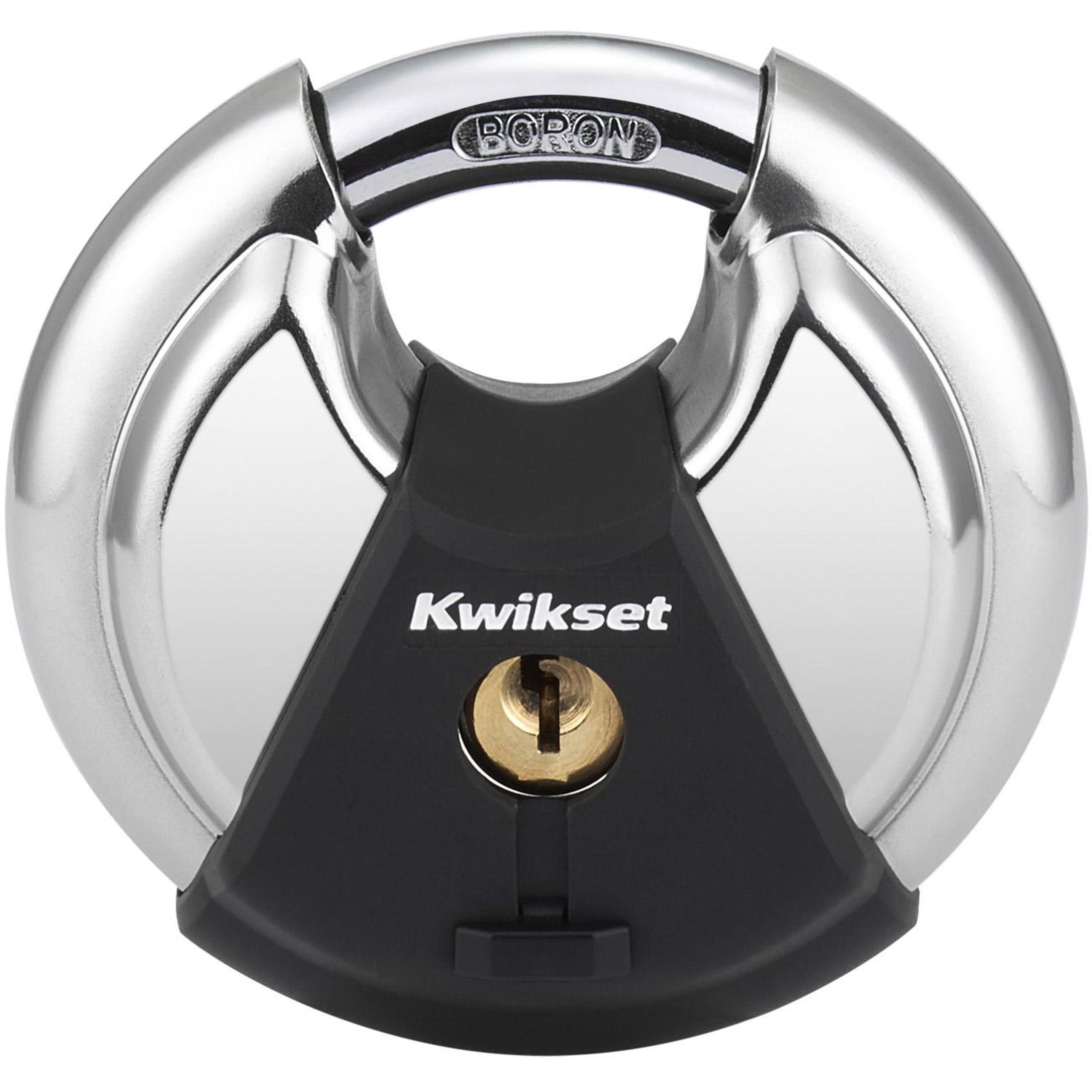 Kwikset 2-3/4" Discus Padlock with 5/8" Shackle
