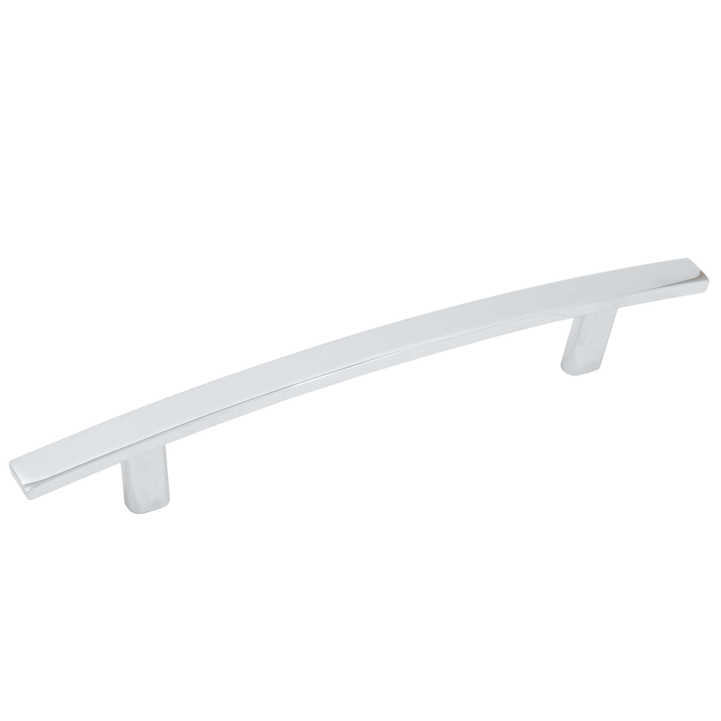 Stone Harbor Hardware Douglas Cabinet Pull, 128 Millimeters, Polished Chrome