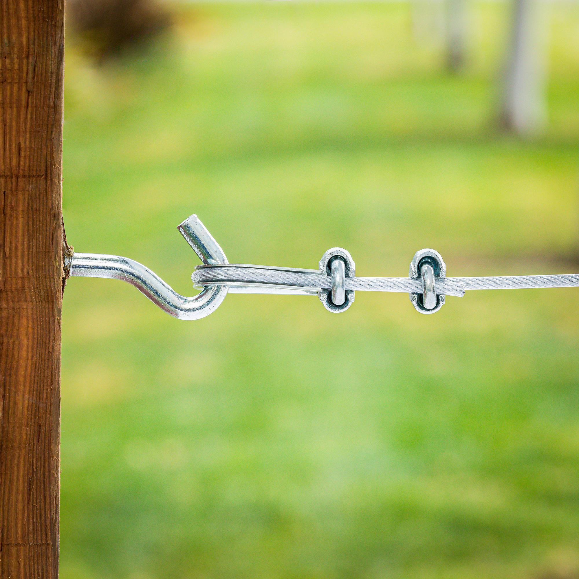 2154BC 3/8" x 4-1/2" Heavy-Duty Screw Hook - Zinc Plated