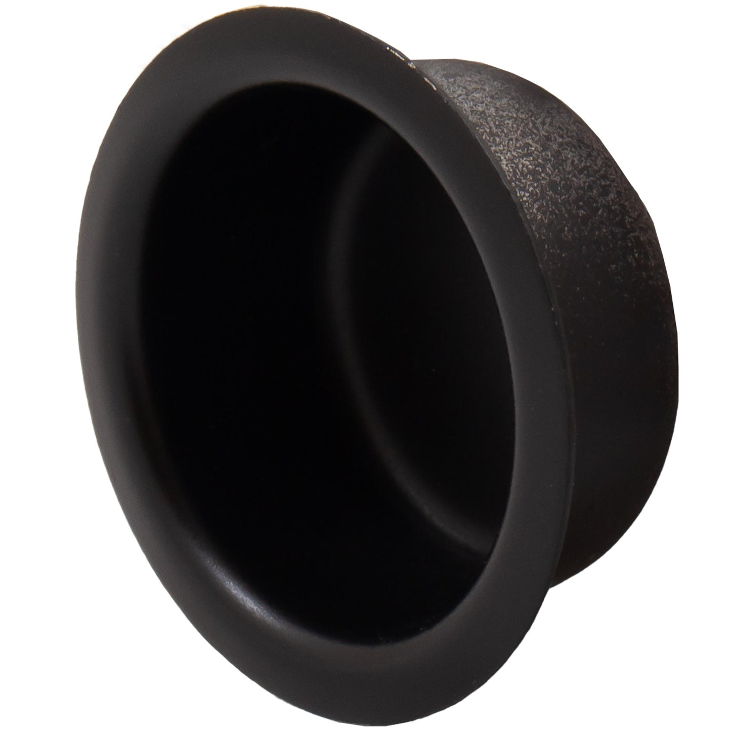 218B-BLK 3/4" Finger Pull 4/pk - Matte Black