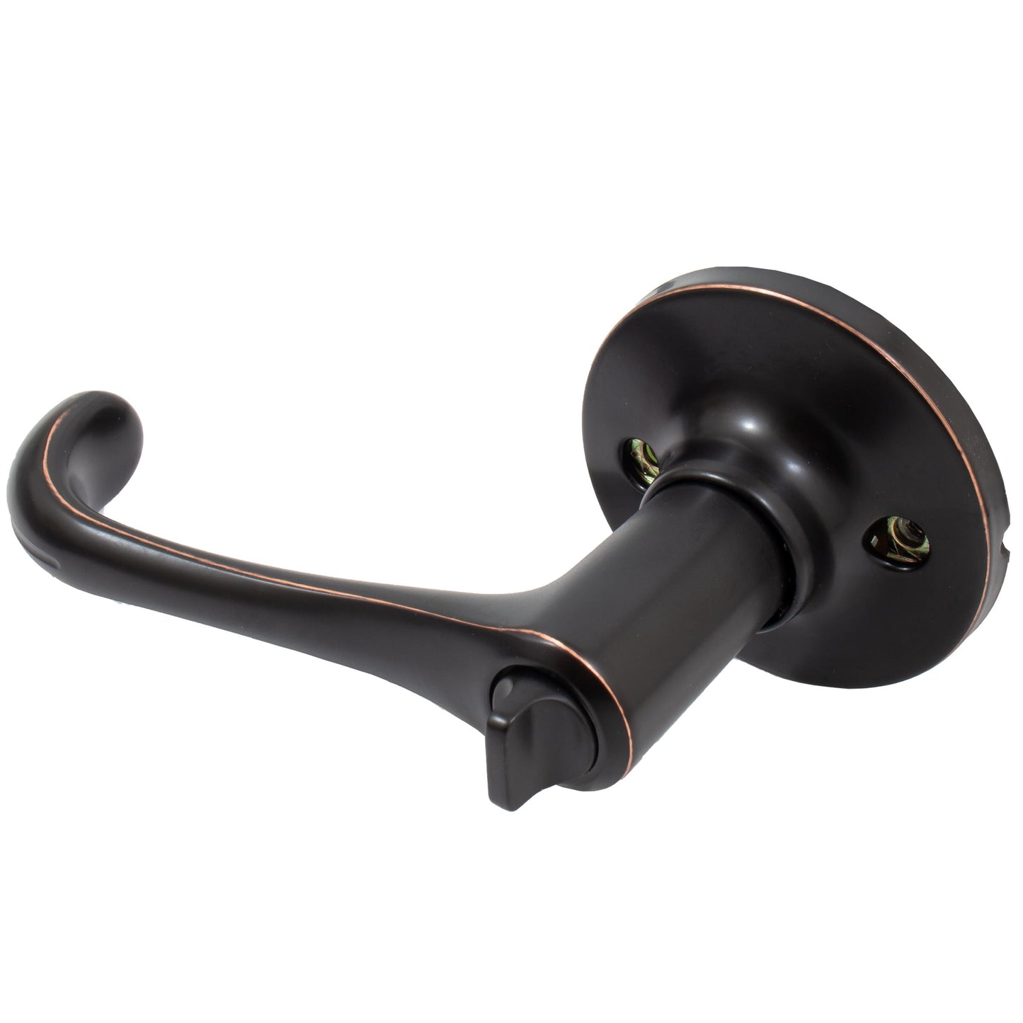 Stone Harbor Hardware Memphis Door Lever, Privacy (Bed/Bath) Latch, Vintage Bronze