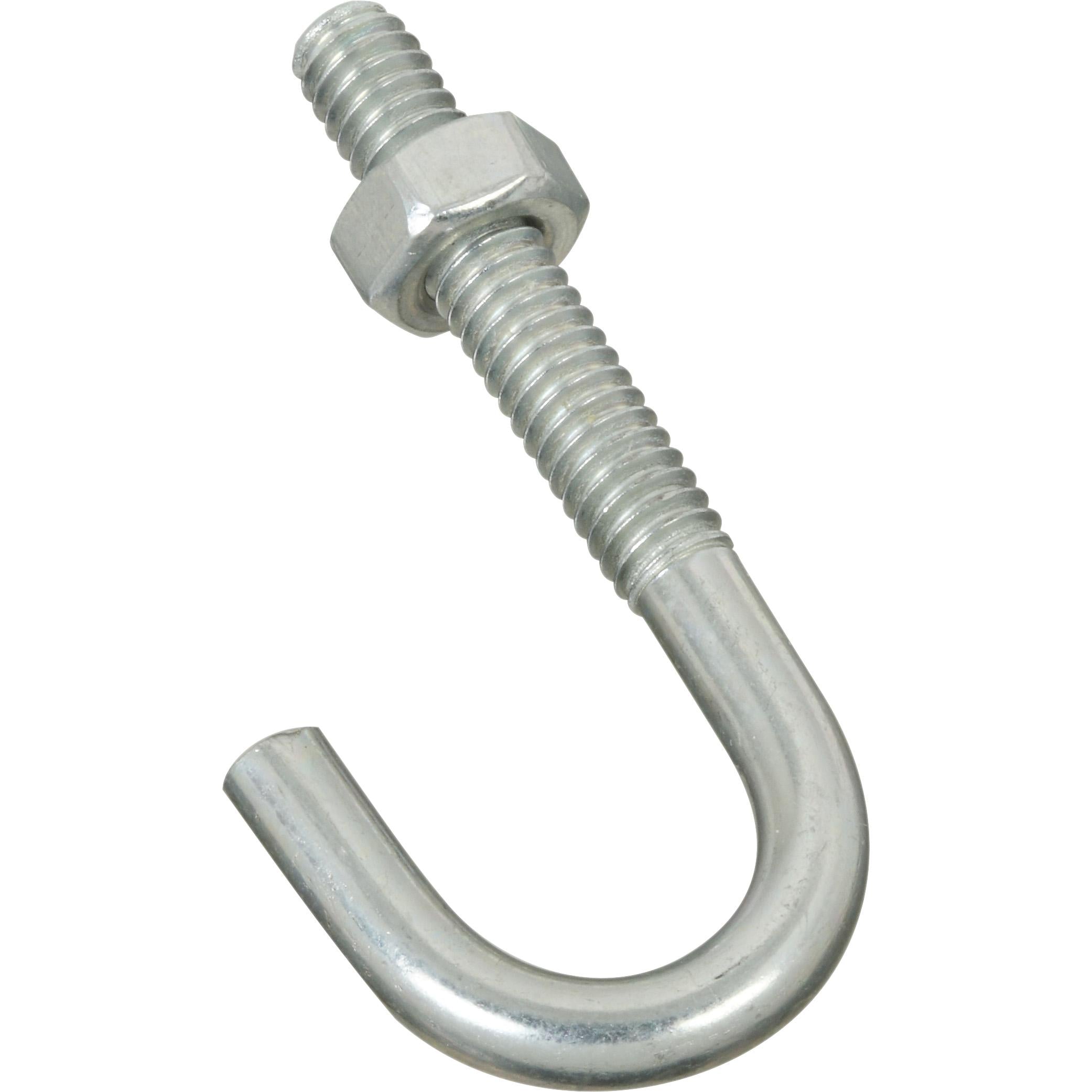 2195BC 1/4" x 2-5/16" J-Bolt - Zinc Plated
