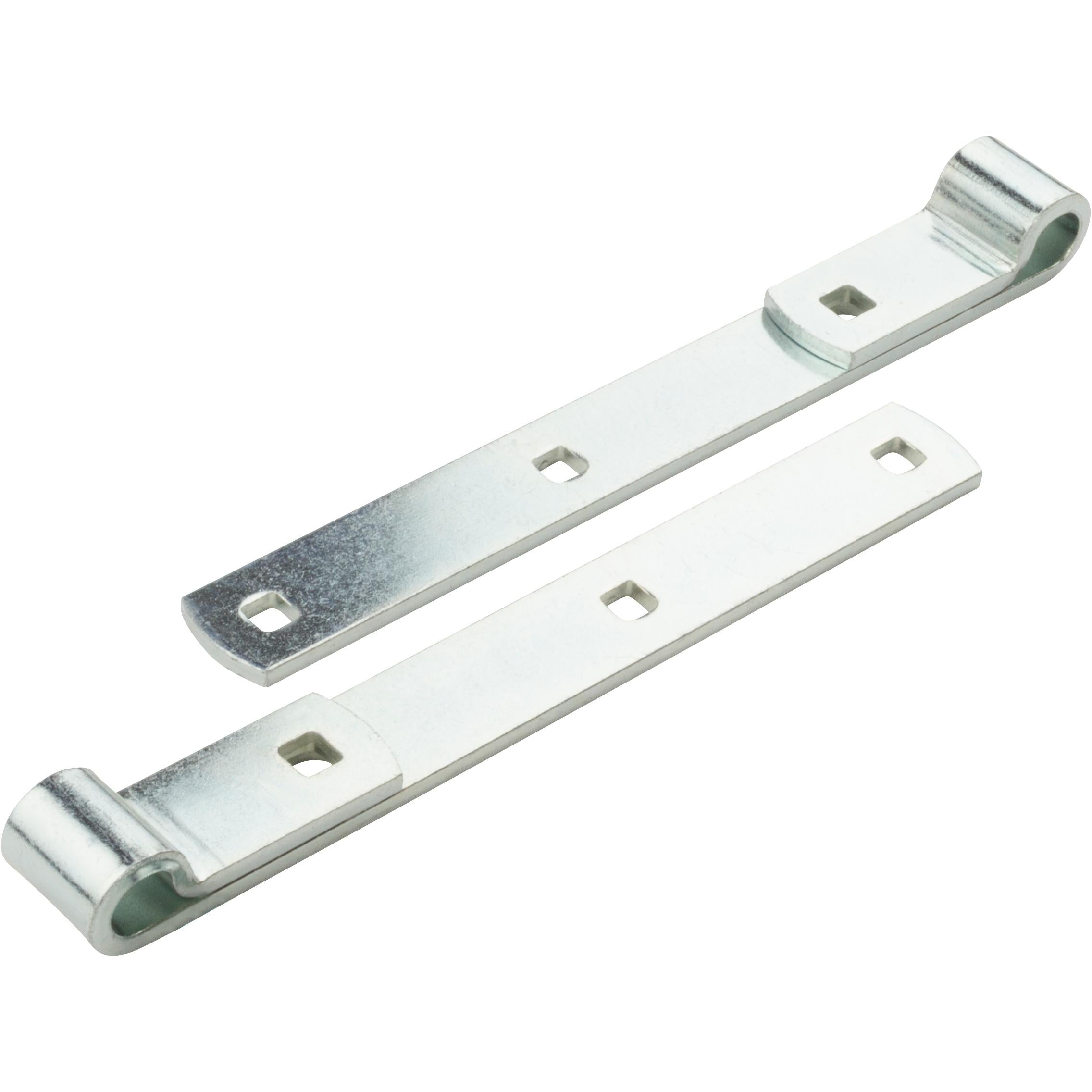 290BC 10" Screw Hooks / Strap Hinge - Zinc Plated
