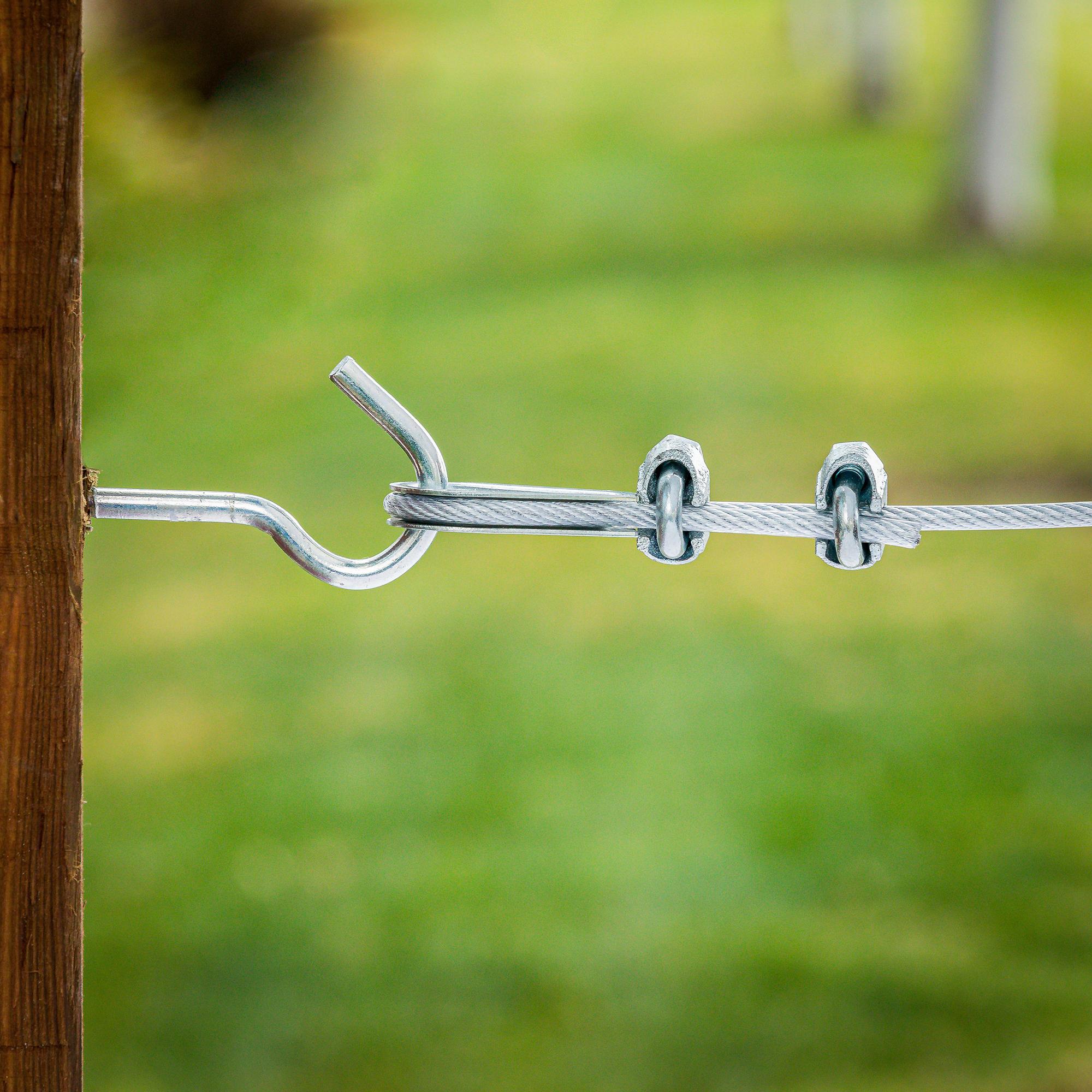 2156BC 1/4" x 4-1/4" Screw Hook - Zinc Plated