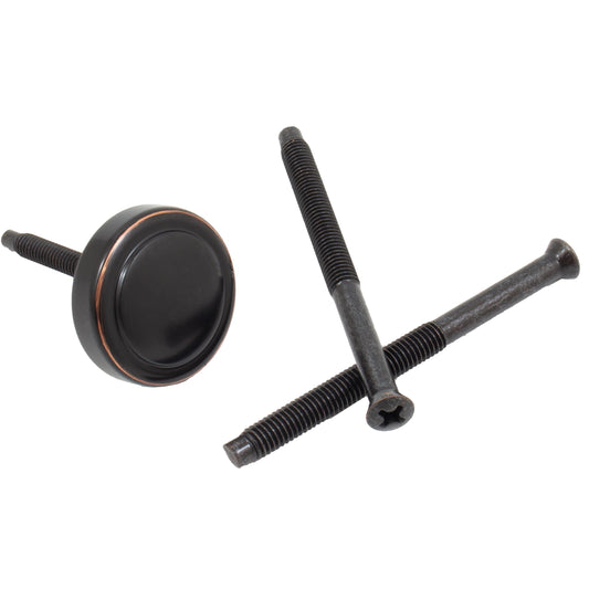 Stone Harbor Hardware Connecting Screws with Cap for Handleset, Vintage Bronze