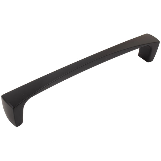 Stone Harbor Hardware Curtiss Cabinet Pull, 160 Millimeters, Matte Black