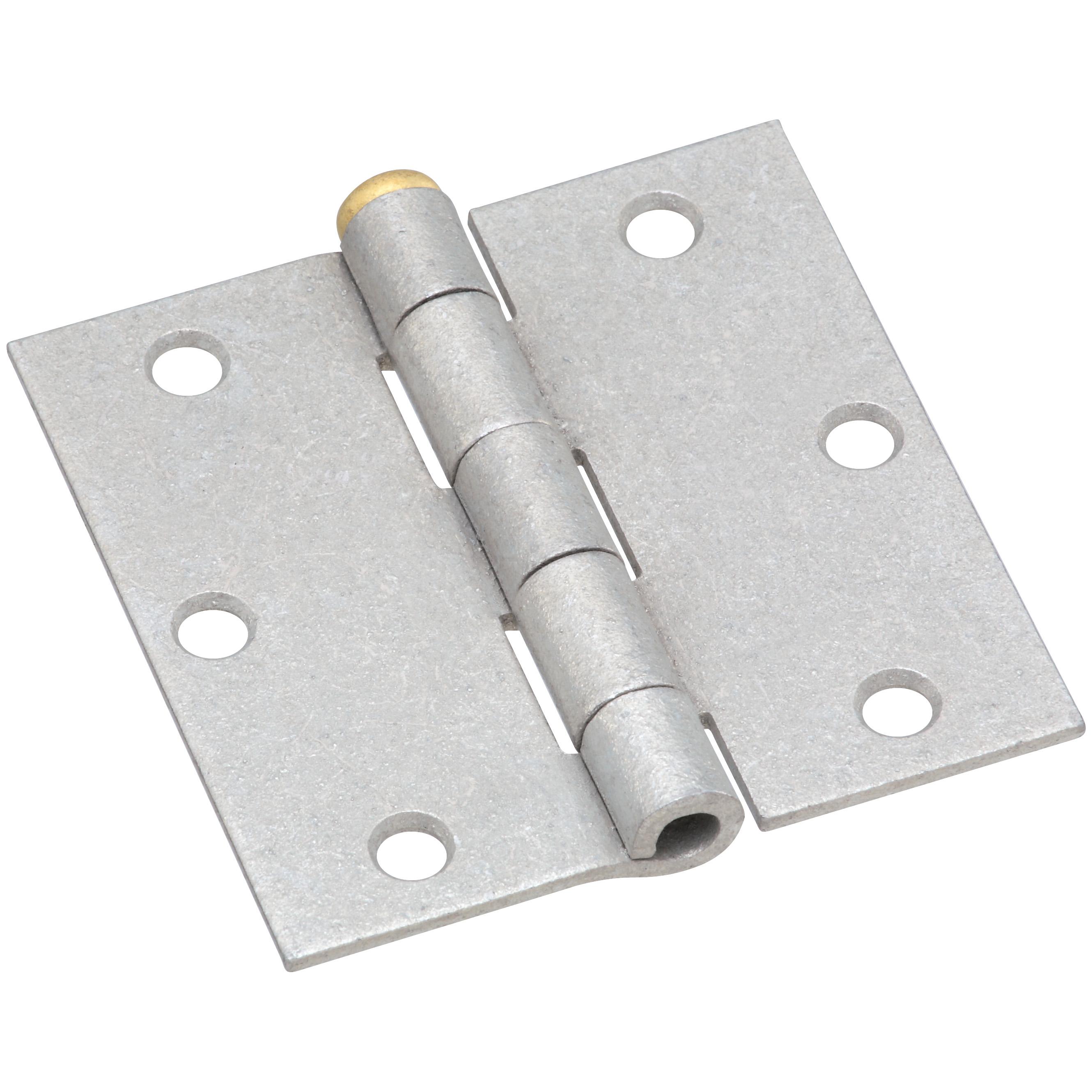 V504 3-1/2" Removable Pin Broad Hinge with Stainless Steel Pin 2/pk - Galvanized