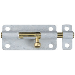 V834 4" Barrel Bolt - Galvanized