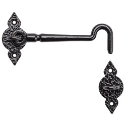 National Hardware - V2101 6" Spear Gate Hook - Black