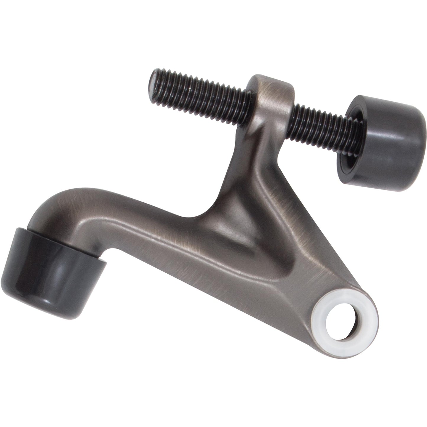 Stone Harbor Hardware Heavy-Duty Hinge Pin Door Stop with Colored Tips, Antique Nickel