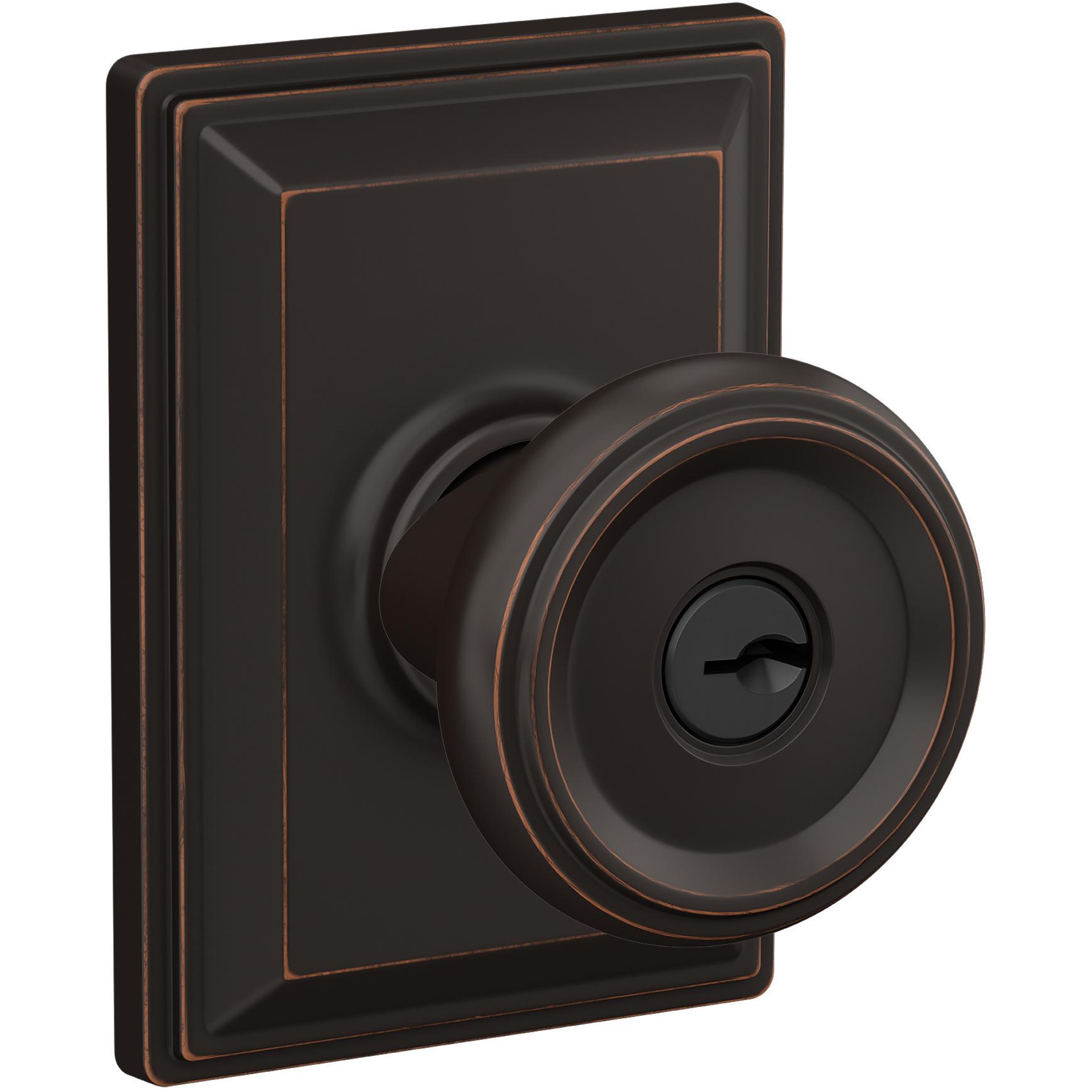 F51AOFM716GDV 16-211 10-063 K4 Offerman / Grandville Entry - Aged Bronze