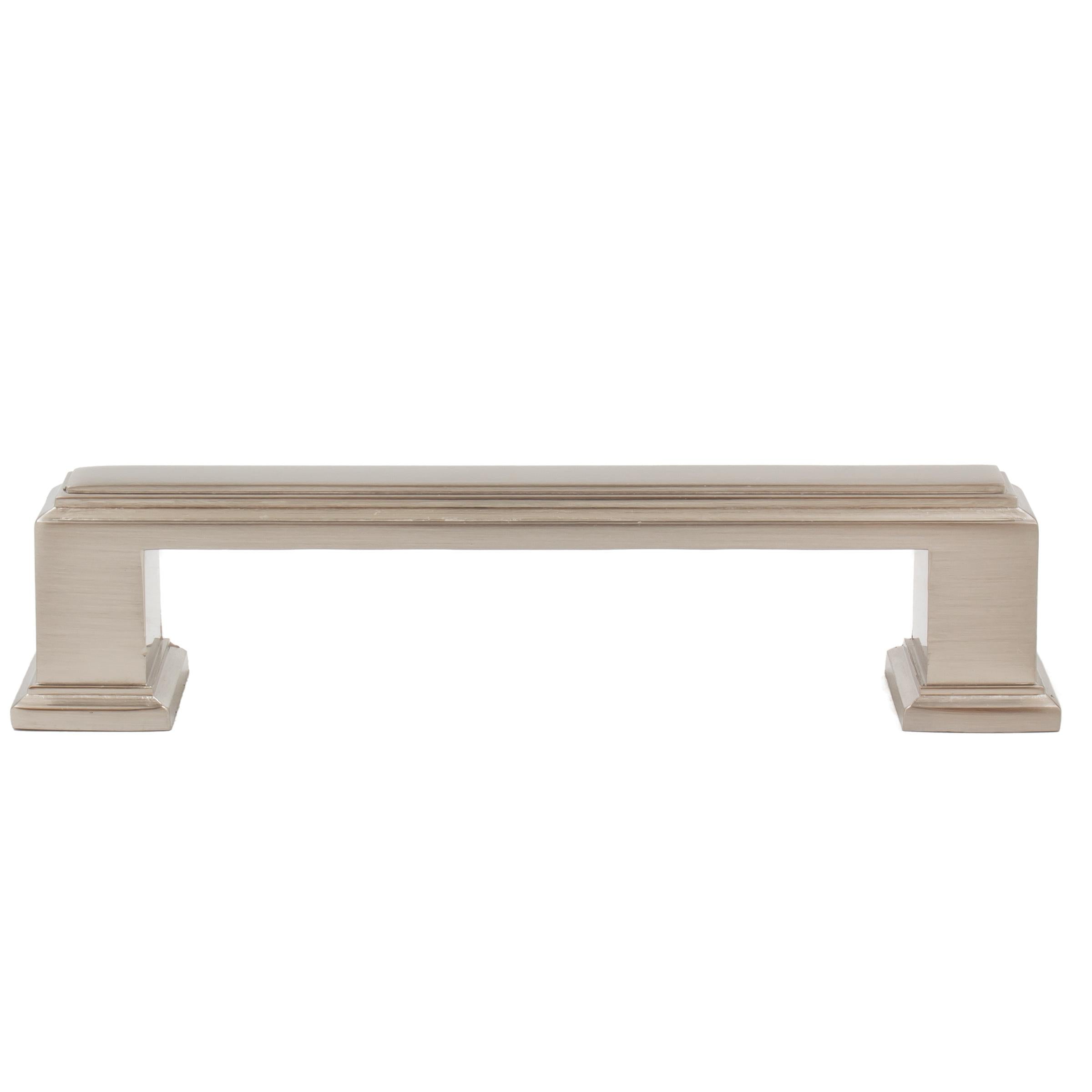 Stone Harbor Hardware Metropolis Cabinet Pull, 96 Millimeters, Satin Nickel
