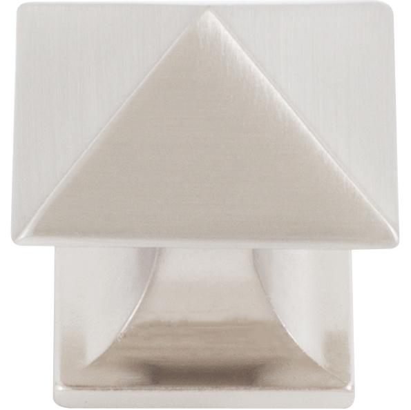 Stone Harbor Hardware Livingstone Cabinet Knob, 1-1/4 Inches, Satin Nickel